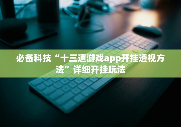 必备科技“十三道游戏app开挂透视方法”详细开挂玩法