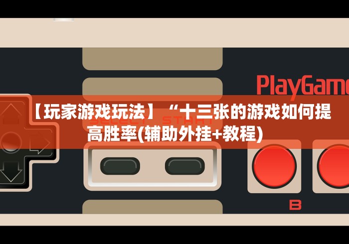 【玩家游戏玩法】“十三张的游戏如何提高胜率(辅助外挂+教程)