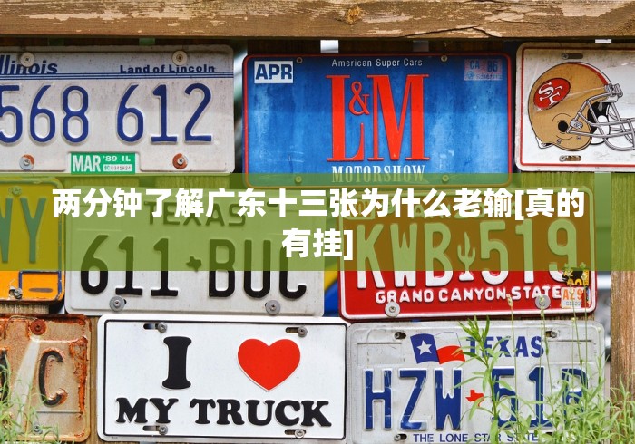 两分钟了解广东十三张为什么老输[真的有挂]